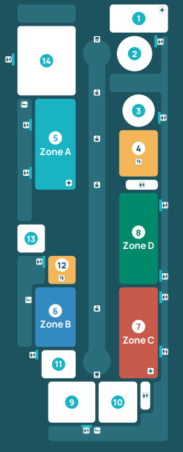 COP17 Blue Zone facility map