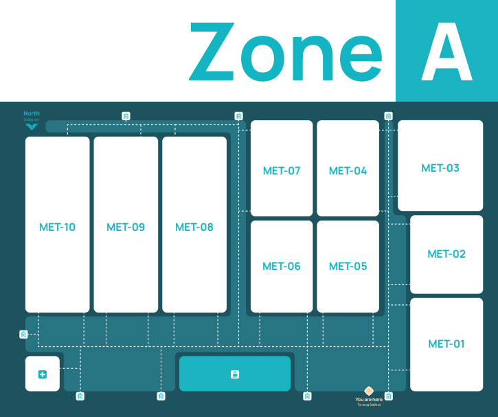 Zone A map