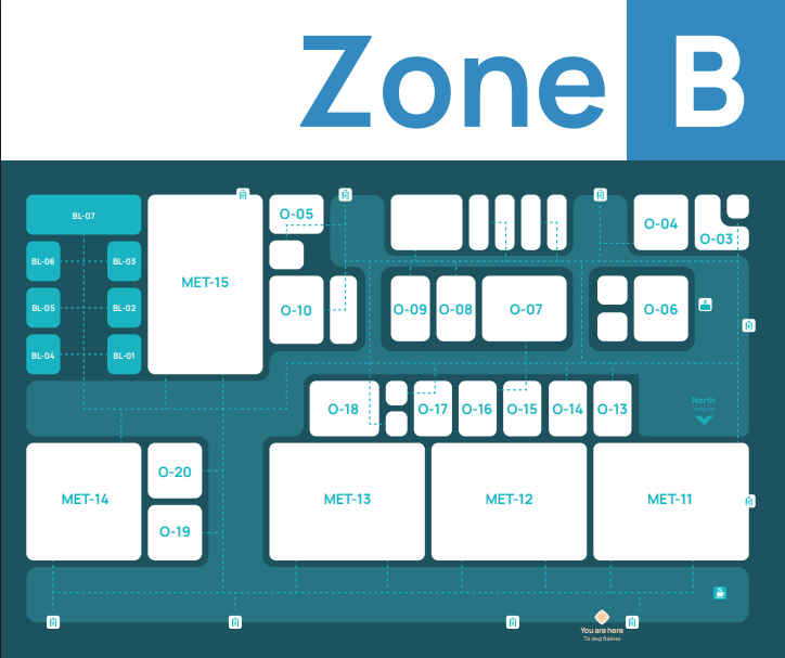 Zone B map